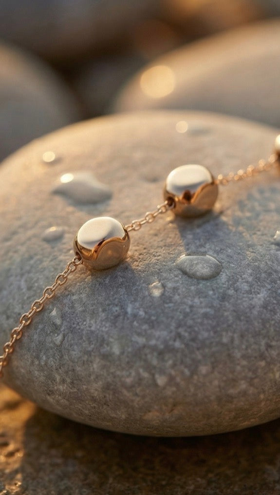 Anti-Tarnish Pebbles Bracelet