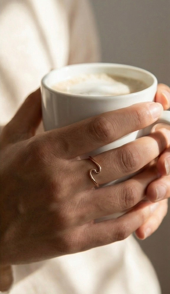 Deep Curve Ring (Free Size)