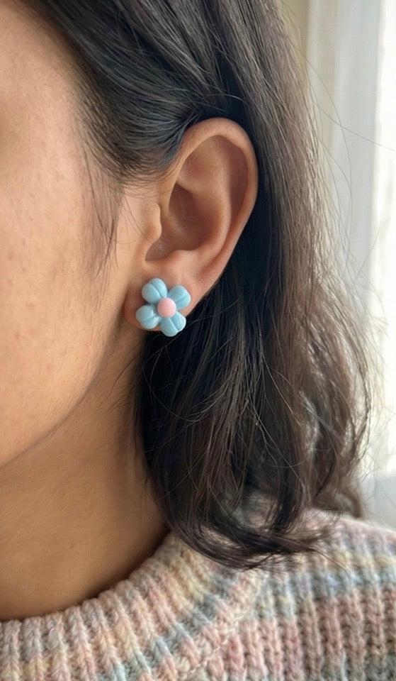 Flower-Shaped Cute Mini Earrings