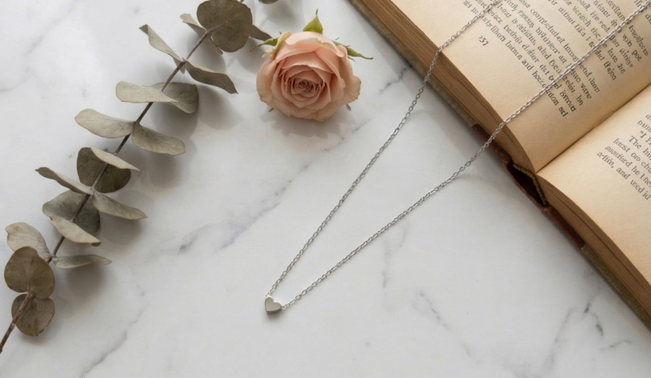 Mini Heart Silver Necklace
