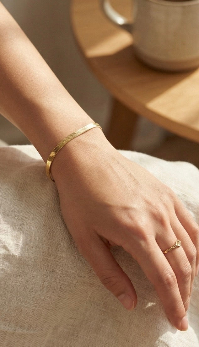 Anti-Tarnish Snake Chain Bracelet
