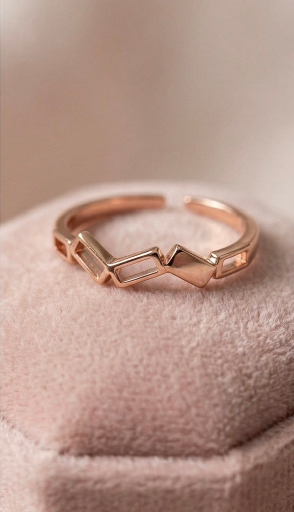 Anti-Tarnish Band Ring (Free Size)