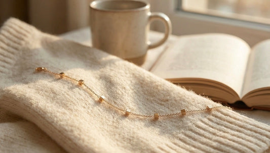 Anti-Tarnish Square Stud Bracelet