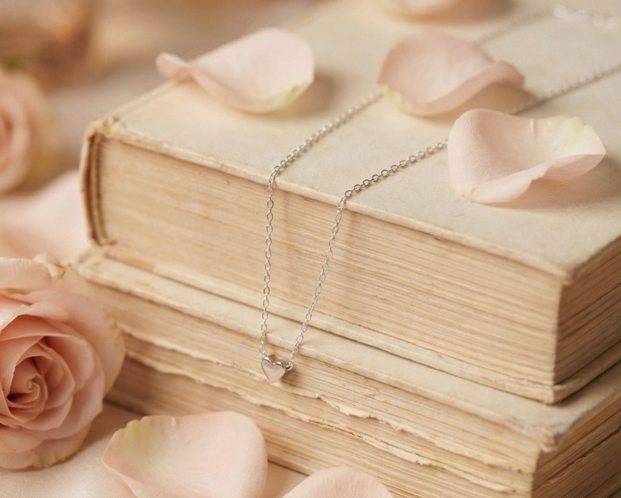 Mini Heart Silver Necklace