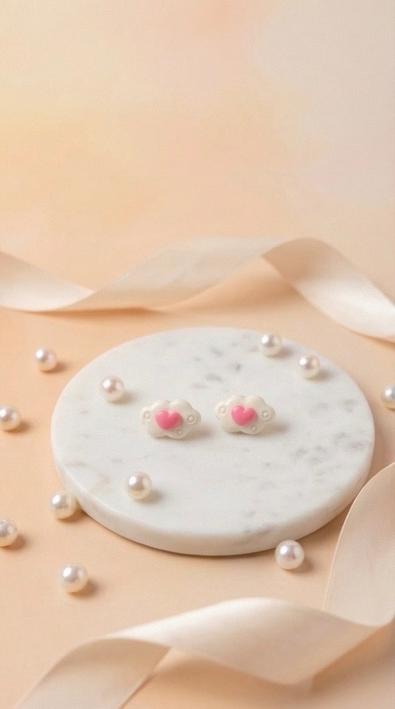 Cute Cloud-Shaped Mini Earrings