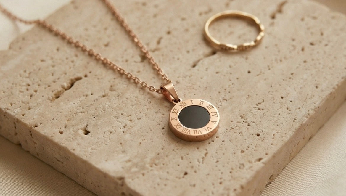 Anti-Tarnish Roman Necklace