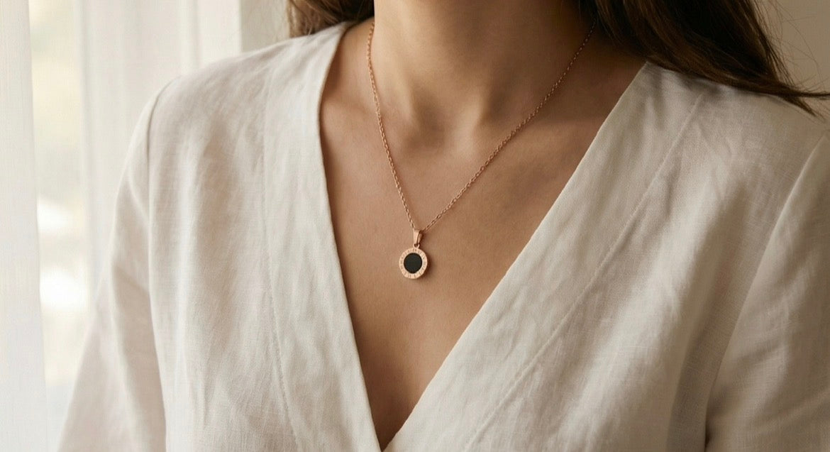 Anti-Tarnish Roman Necklace