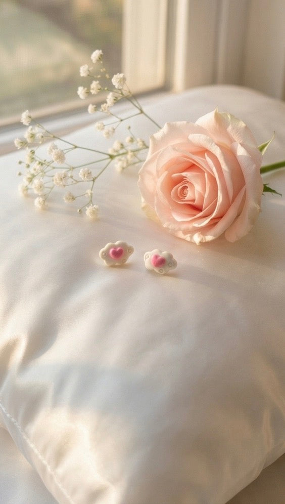 Cute Cloud-Shaped Mini Earrings