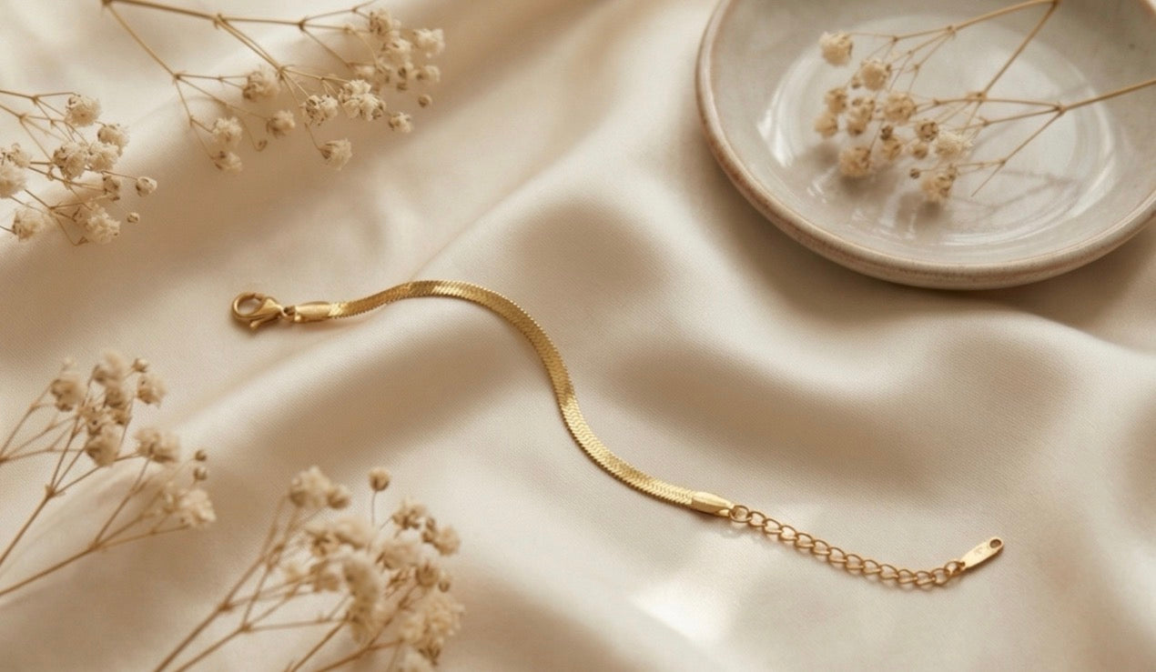 Anti-Tarnish Snake Chain Bracelet