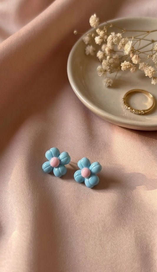 Flower-Shaped Cute Mini Earrings