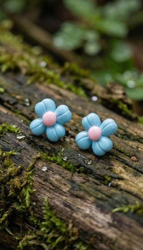 Flower-Shaped Cute Mini Earrings