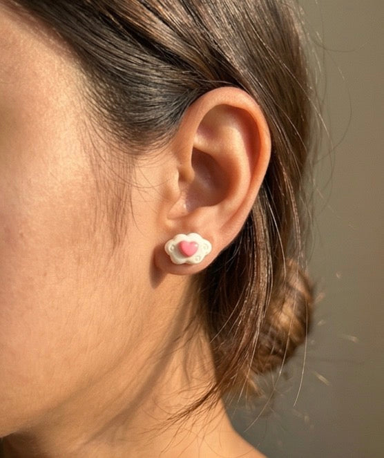 Cute Cloud-Shaped Mini Earrings