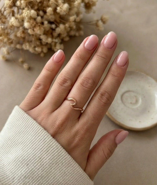Deep Curve Ring (Free Size)