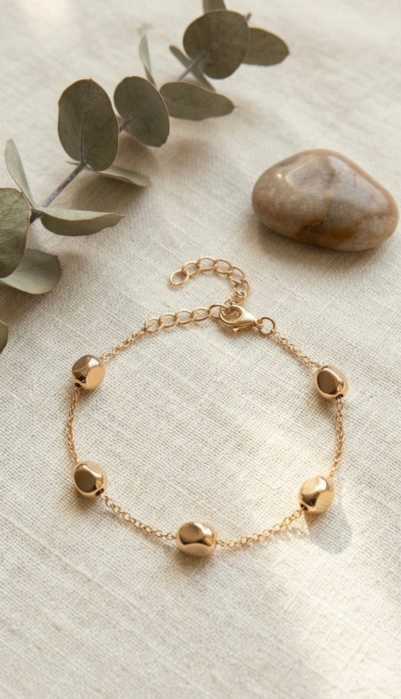 Anti-Tarnish Pebbles Bracelet