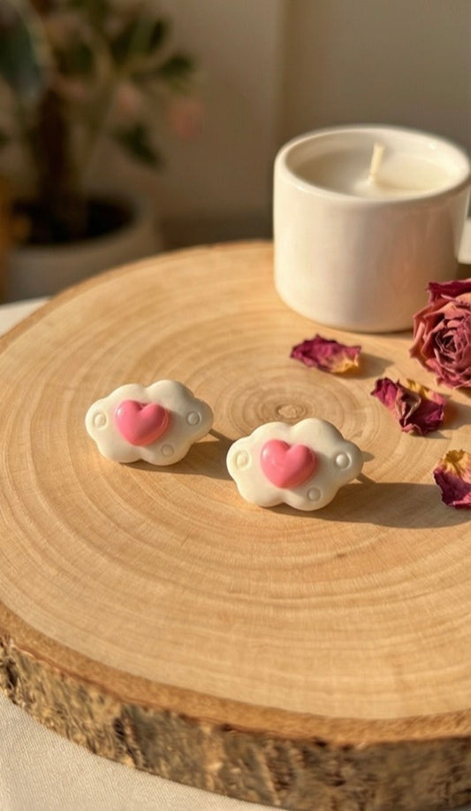 Cute Cloud-Shaped Mini Earrings