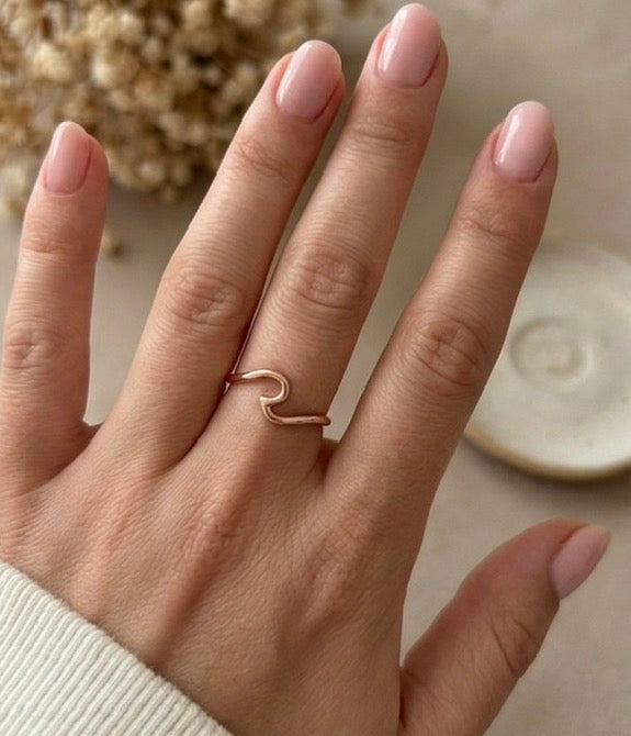 Deep Curve Ring (Free Size)