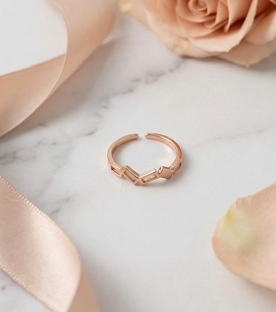 Anti-Tarnish Band Ring (Free Size)