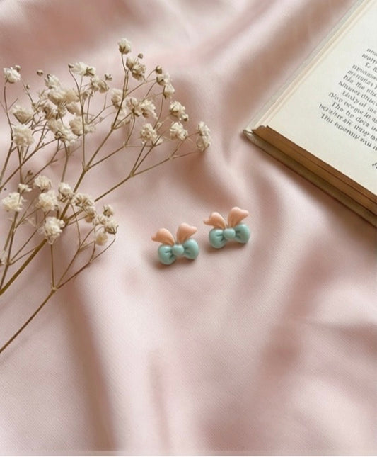 Cute Bow-Shaped Mini Earrings