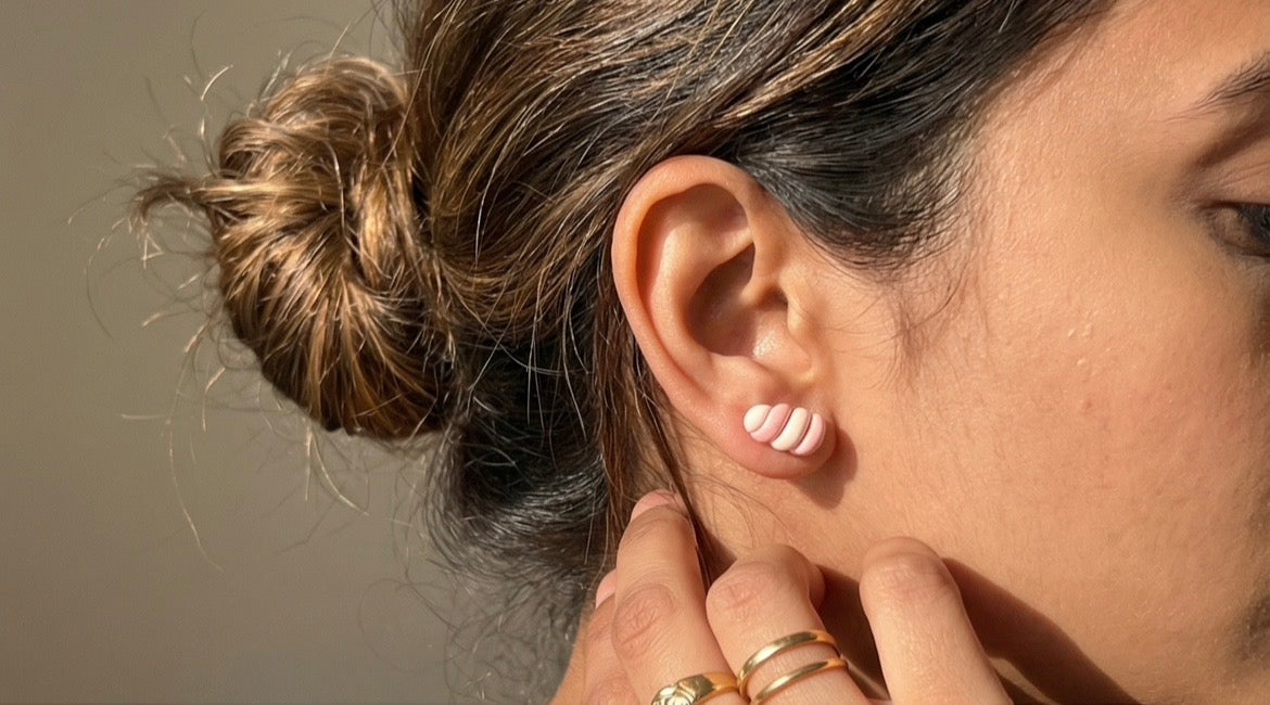 Cute Cake-Shaped Mini Earrings