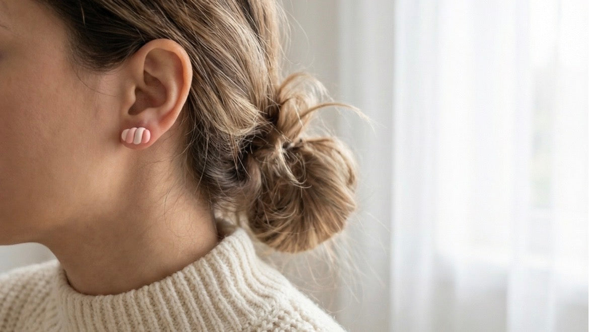 Cute Cake-Shaped Mini Earrings