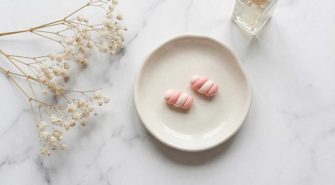 Cute Cake-Shaped Mini Earrings