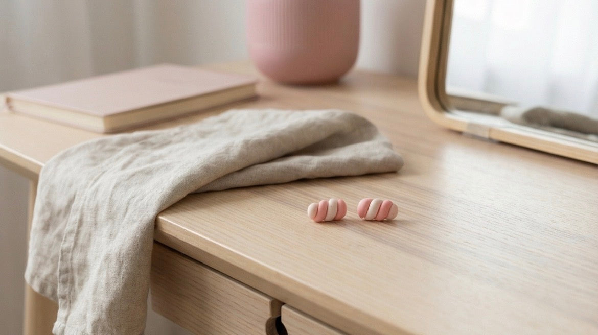 Cute Cake-Shaped Mini Earrings